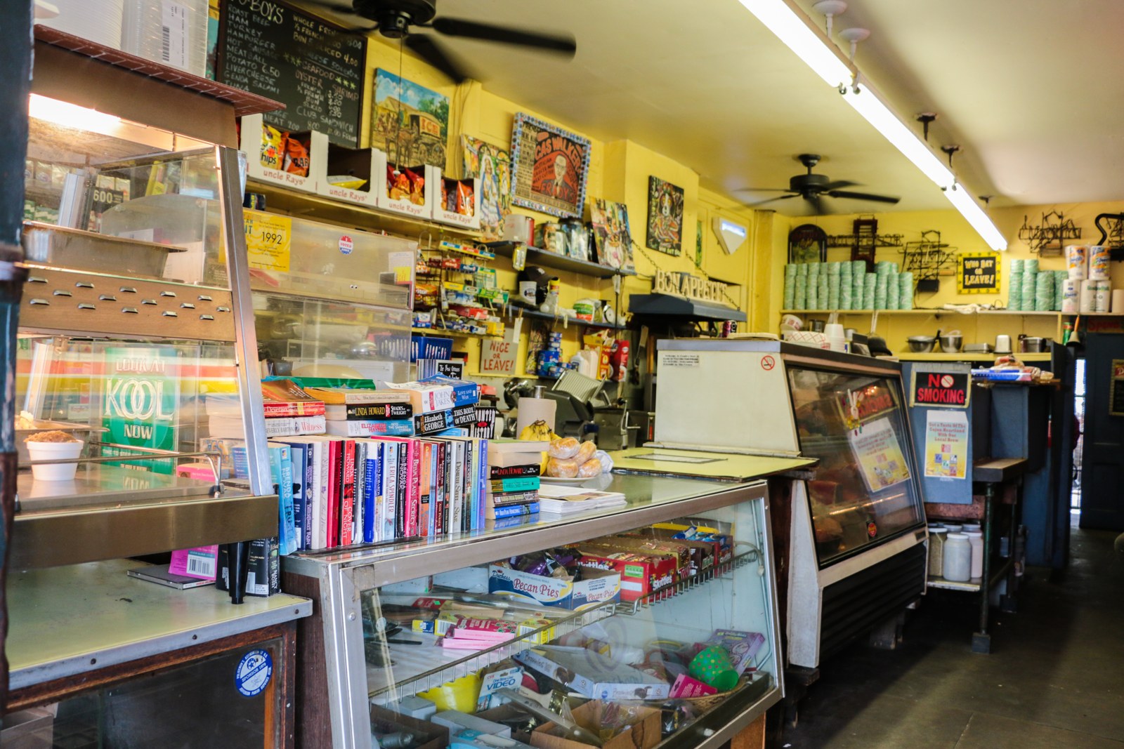 Frady's One Stop counter